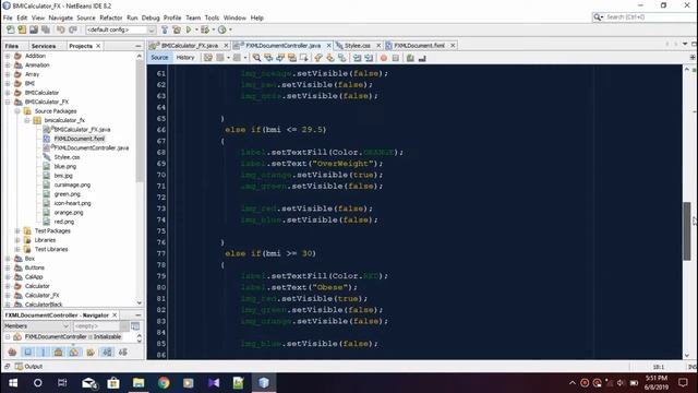 JavaFX BMI Calculator | Netbeans | SceneBuilder смотреть онлайн
