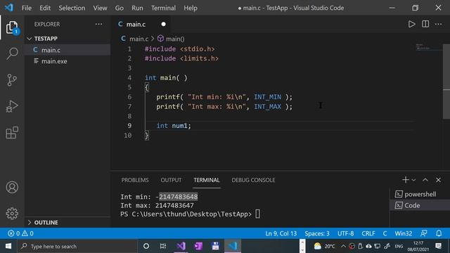 int Variable (Integer) - C Programming смотреть онлайн