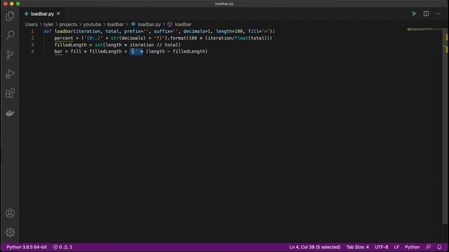Create a Terminal Loading Bar in Python смотреть онлайн