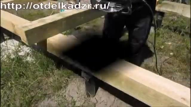 Каркасный дом своими руками .Часть 1. Нижняя обвязка смотреть онлайн