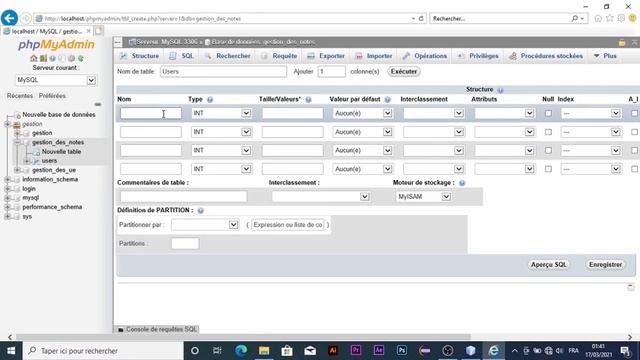 Créer une application des gestions des notes en java 1. смотреть онлайн