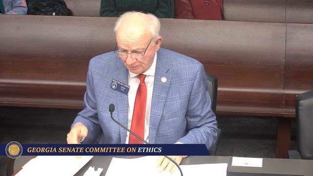 01/30/2024 Senate Committee on Ethics смотреть онлайн