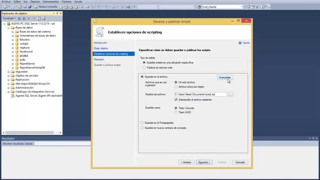 6.- Generar script de base de datos en Sql Server 2012 смотреть онлайн