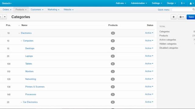 CS-Cart Tutorials. Online Shop Products - Categories. Part 1 смотреть онлайн