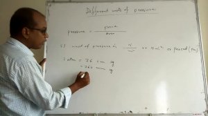 | Different units of pressure | Pascal | atm | Torr | mm Hg | bar |