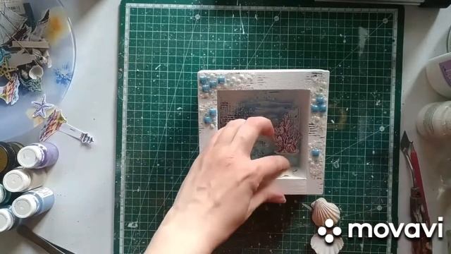 Мастер класс по морской рамке от Иляны Поповой смотреть онлайн