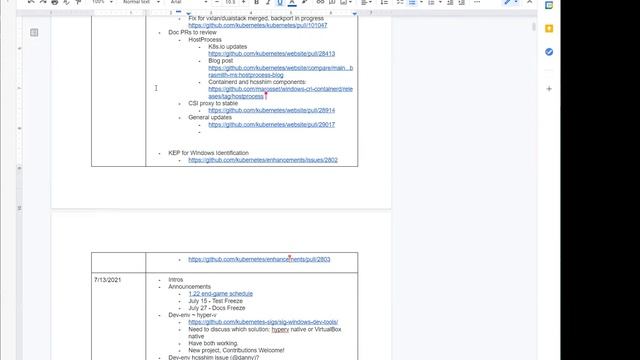 Kubernetes SIG Windows 20210720 смотреть онлайн