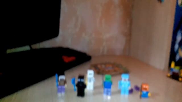 обзор LEGO мини фигурок майнкрафт смотреть онлайн