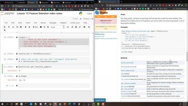 Using TfidfVectorizer in Sklearn