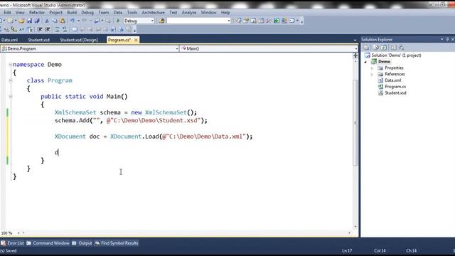 Part 8 XML validation against XSD смотреть онлайн