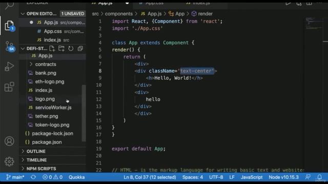 React Introduction Javascript, HTML, JSX, State & Props - Complete DApp Course смотреть онлайн
