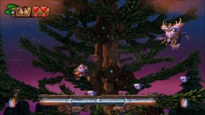 Donkey Kong Country: Tropical Freeze - 100% Walkthrough - 2-Boss Mountaintop Tussle