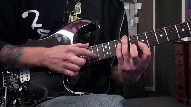 tapping and sliding lick guitar lesson смотреть онлайн
