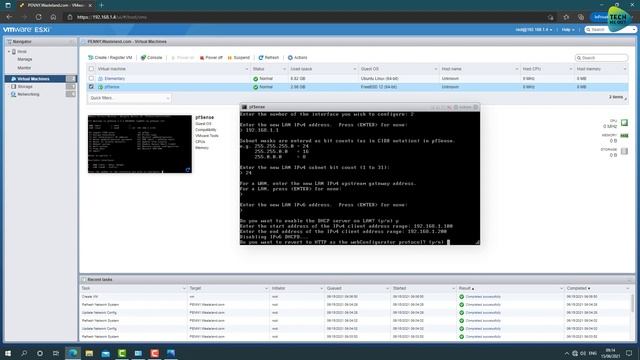 Install pfSense on VMware ESXI 7 (Standalone ESXI) смотреть онлайн
