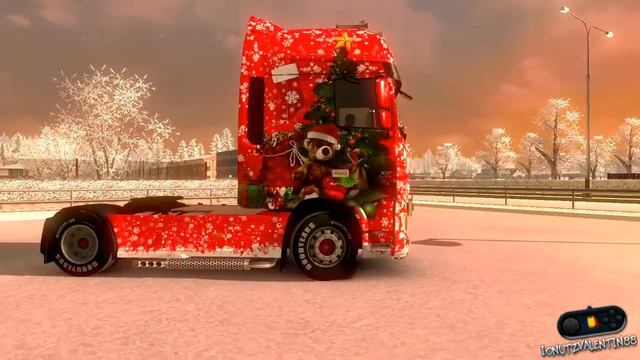 Euro Truck Simulator 2 - DAF XF Euro 6 Paint job & Trailer Skin смотреть онлайн