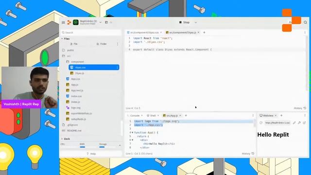 Replit Reps Event: Getting Started with React App смотреть онлайн