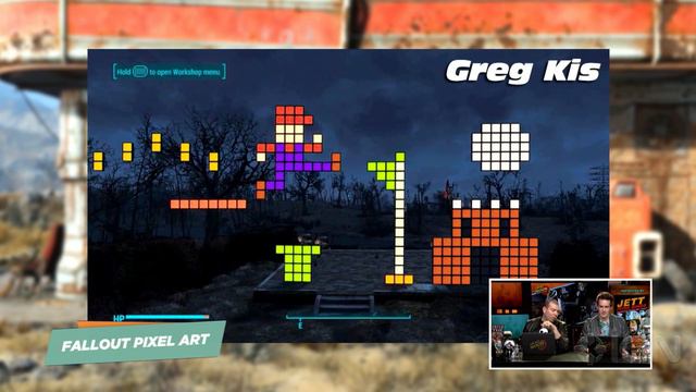 People are Making Insane Pixel Art in Fallout 4 - Up At Noon смотреть онлайн