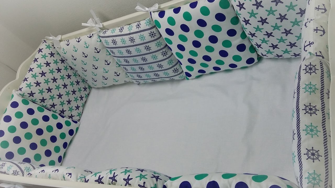 Как сшить бортики в детскую кроватку своими руками смотреть онлайн