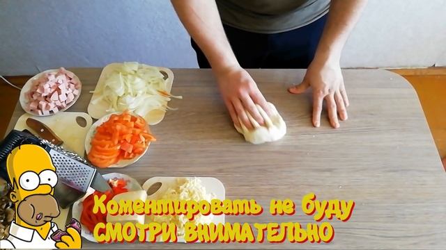 Как приготовить Пиццу из ШКОЛЬНОЙ столовой|рецепт смотреть онлайн