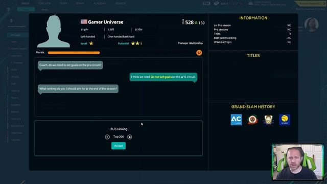 Tennis Manager 2022 - Ep 1 - Let's Play смотреть онлайн