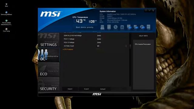 OC Intel Core i7 3820 stable 4,3 GHz MSI X79A-GD65 смотреть онлайн