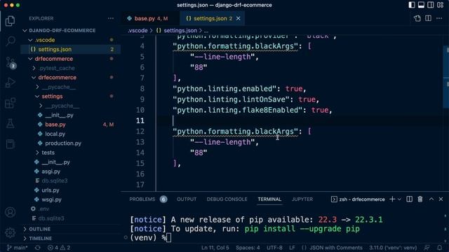 Django DRF Project | Linting with Flake8 | VSCode Configuration | 11 смотреть онлайн