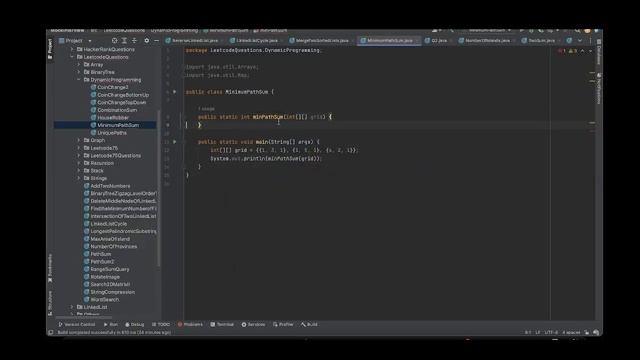 Minimum Path Sum - Dynamic Programming - Leetcode 64 - Java смотреть онлайн