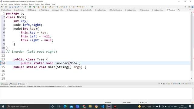 implementation of inorder tree traversal in java || java inorder tree traversal смотреть онлайн