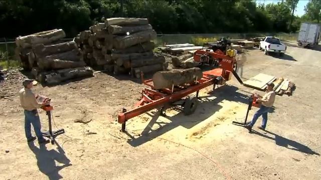 LT70 High Production Portable Sawmill Walkthrough | Wood-Mizer смотреть онлайн
