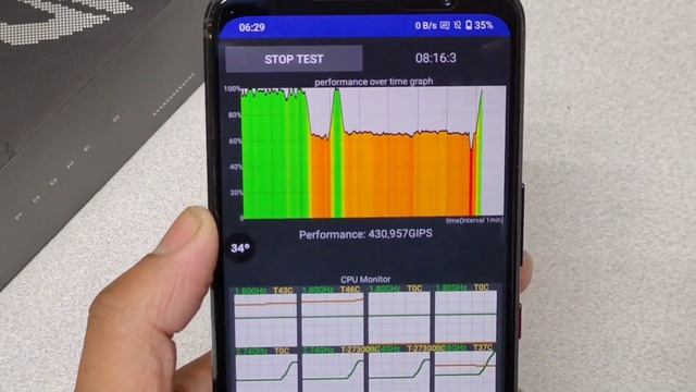 Rog Phone 6 CPU Throttling Test Snapdragon 8+ Gen 1 ???