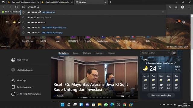 Cara Install Wordpress di Ubuntu Server 20 04 part 2 смотреть онлайн