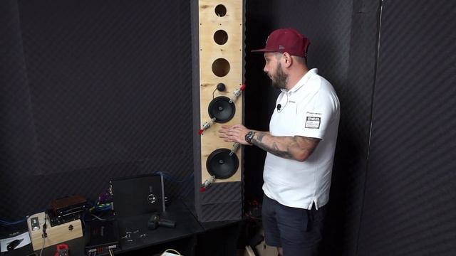 ЧЕТВЕРТЬВОЛНОВИК на 8-ми дюймовом САБВУФЕРЕ! Максимальное КПД!!!! смотреть онлайн