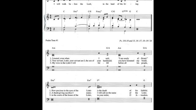 Psalm 116 I Will Walk Before The Lord (Guimont) смотреть онлайн