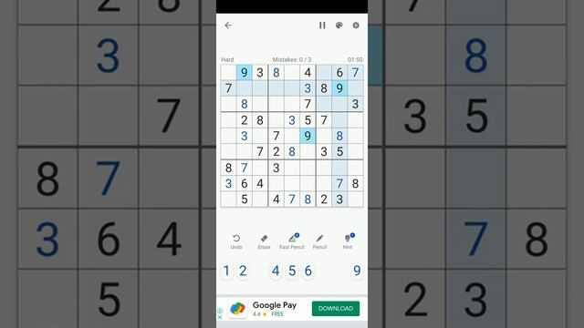 Sudoku - Free Classic Sudoku Puzzles - Android Gameplay #10 смотреть онлайн