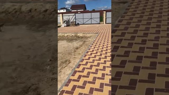 Укладка брусчатки , тротуарной плитки в Калуге, под ключ! смотреть онлайн