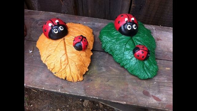 скульптуры. литые скульптуры, цветники в виде пней из цемента. мастер Мызников Иван. смотреть онлайн