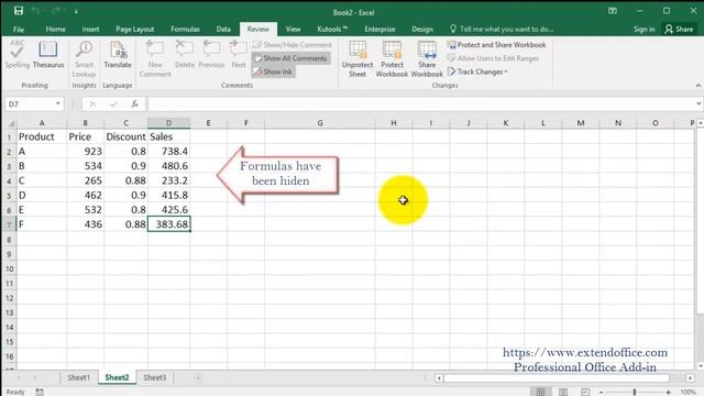 Quickly Hide Or Unhide Formulas When Protecting A Worksheet смотреть онлайн
