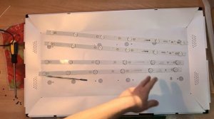 Нет подсветки на телевизоре. Ремонт ЖК телевизора Polarline 32PL11TC-SM , сгорели светодиоды.