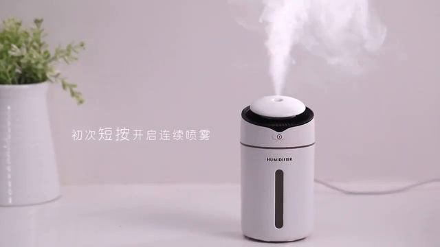 Новый мини увлажнитель воздуха, тонкий туман, 2 передачи, распылитель, usb увлажнитель, 300 мл, смотреть онлайн