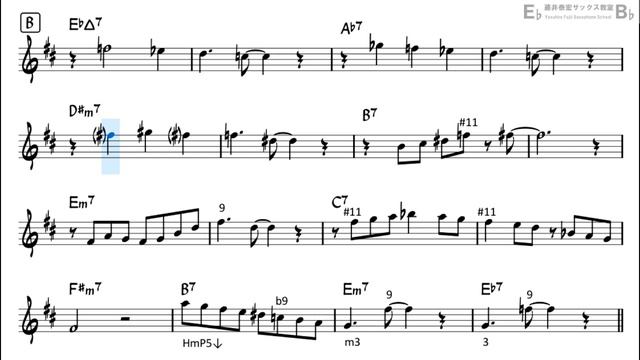The Girl from Ipanema - Easy Solo Example for Alto Sax (Take-1, Revised) смотреть онлайн