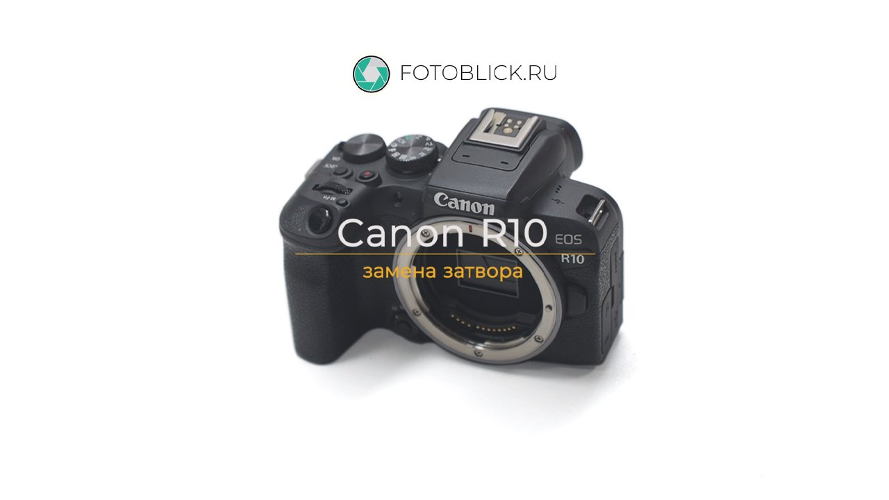 Canon R10 замена затвора