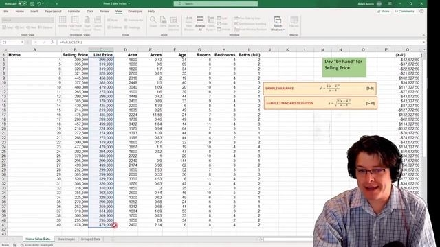 Ch 3 Lecture Friday 9 18 20 Excel Based смотреть онлайн