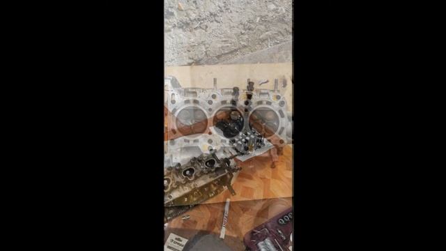Suzuki Alto 2002г. HA23S двигатель K6A ,ремонт ГБЦ, регулировка клапанов, замена МСК. смотреть онлайн