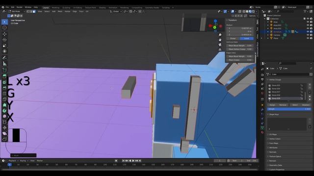 adding bones to a simple character (PT:2 out of 3) - Blender Tutorial смотреть онлайн