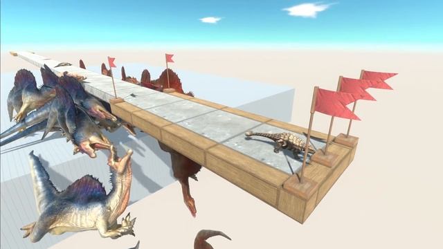 Run Away Spino Wide Mouth - Animal Revolt Battle Simulator смотреть онлайн