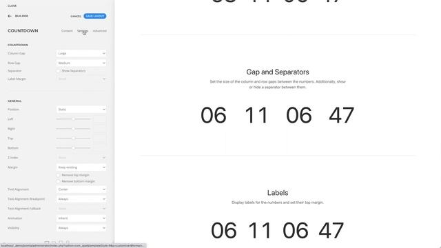 Using the Countdown Element | YOOtheme Documentation смотреть онлайн