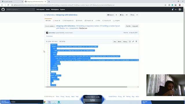 JAMES REWRITES OLD CODE - VUE NUXTJS AND TAILWIND CSS VOD PART 2 (1/2) смотреть онлайн