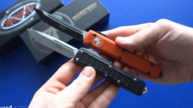 Новый СУПЕР нож автомат Microtech Marfione UTX-85 II Stepside смотреть онлайн