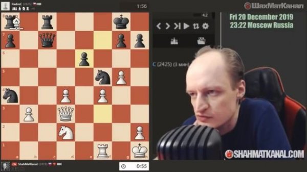 #1083 НАПАДАЕТ РАДОСТЬ МОЯ ШАХМАТЫ БЛИЦ