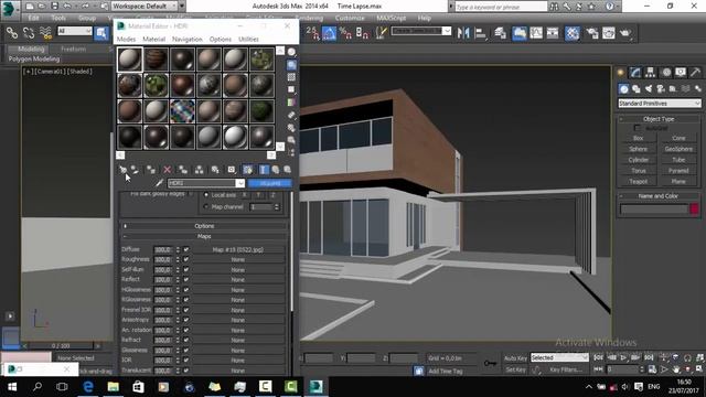 Exterior modern design - 3ds max & AutoCAD time lapse смотреть онлайн